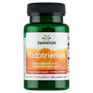 Swanson Tocotrienols Double Strength, Tocotrienols Forte DeltaGold with Annatto, 60 эл. капсул