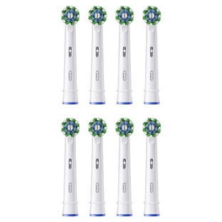 Oral-B Pro Cross Action, сменные щетинки для электрической зубной щетки Clean Maximiser, 8 штук
