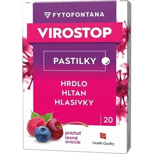 VIROSTOP пастилки - лесные фрукты 1×20 шт, пастилки против гриппа