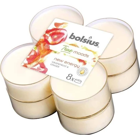 Bolsius Aromatic 2.0 Aromatic Maxi 8pcs New energy, ароматические свечи 1×8 шт, ароматическая свеча: цены и характеристики