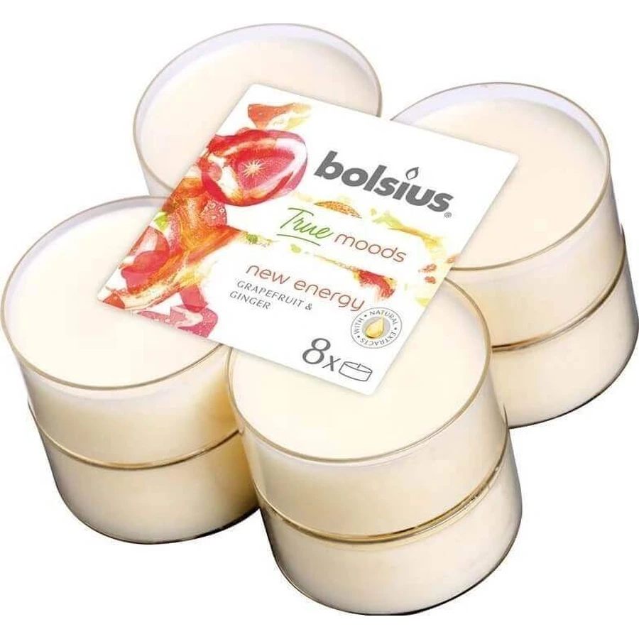 Bolsius Aromatic 2.0 Aromatic Maxi 8pcs New energy, ароматические свечи 1×8 шт, ароматическая свеча: цены и характеристики