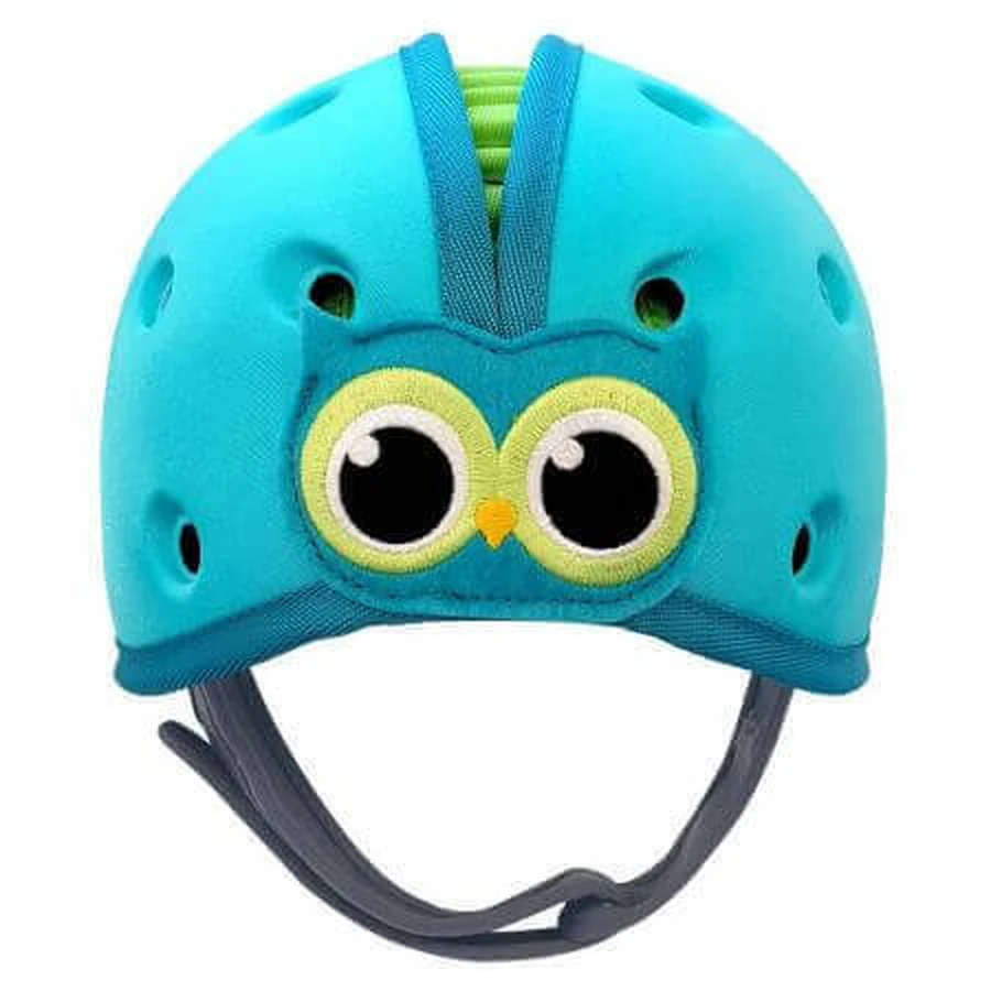 Шлем Baby Owl Baby Owl из гибкой пены, 7 - 24 месяца, синий, Safehead: цены и характеристики