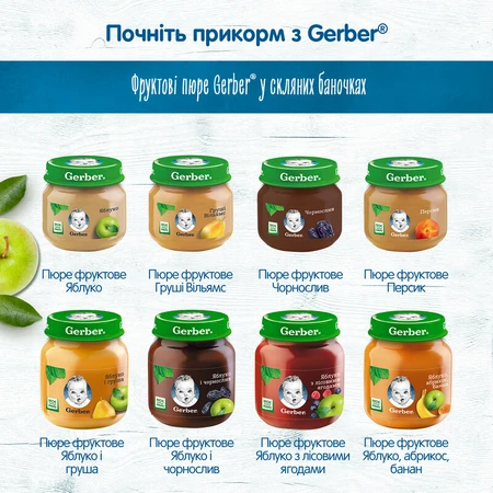 М'ясне пюре Gerber Ніжне курча з 6 місяців 80 г: ціни та характеристики