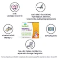 Naturell Вітамін С для дітей 50 мг, зі смаком бузини та яблука, 60 таблеток, які можна жувати та ковтати