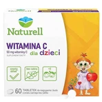 Naturell Вітамін С для дітей 50 мг, зі смаком бузини та яблука, 60 таблеток, які можна жувати та ковтати: ціни та характеристики