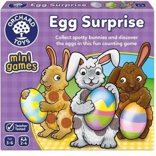 Розвиваюча гра Яйце з сюрпризами, + 3 роки, Orchard Toys