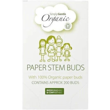 Ватні палички Simply Gentle Organic 200 шт: ціни та характеристики