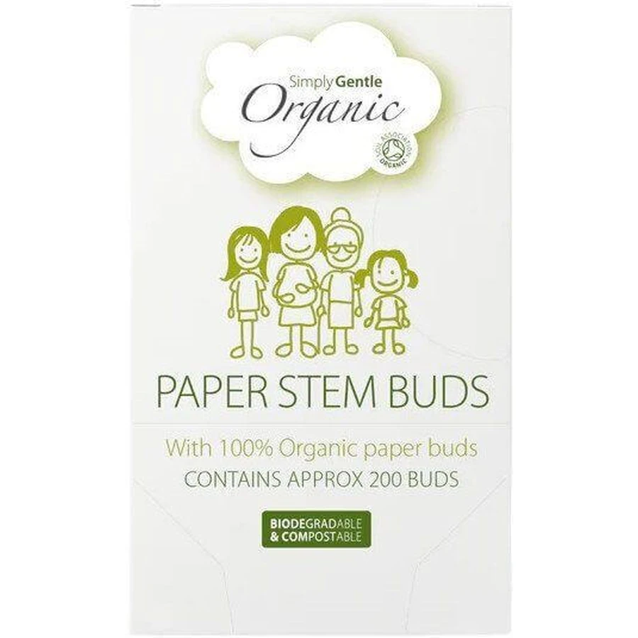 Ватні палички Simply Gentle Organic 200 шт: ціни та характеристики