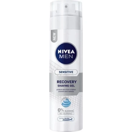 NIVEA Men Sensitive Recovery Shave Gel 1×200 мл, гель для бритья: цены и характеристики