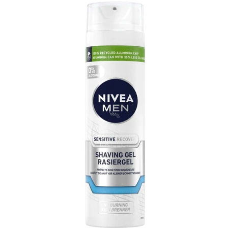 NIVEA Men Sensitive Recovery Shave Gel 1×200 мл, гель для бритья: цены и характеристики