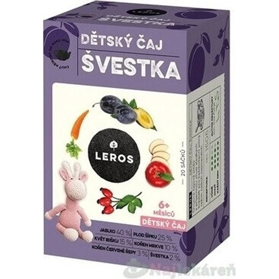 LEROS Детский также - слива 20×2 г, также: цены и характеристики
