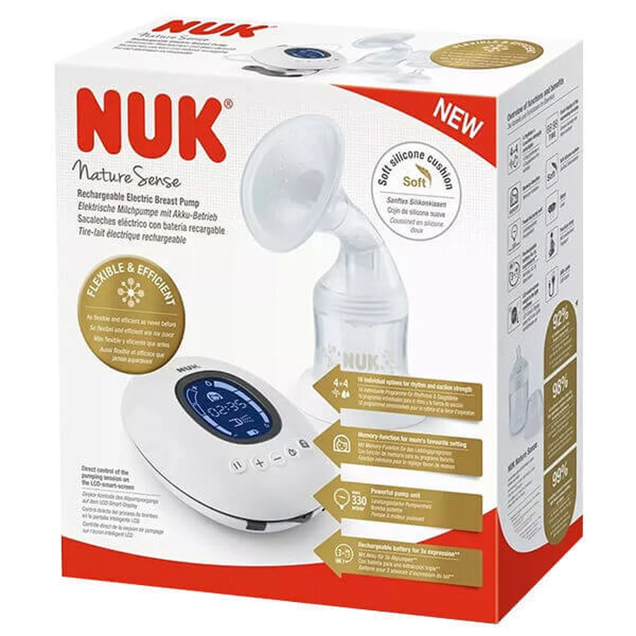 NUK Nature Sense, электрический молокоотсос: цены и характеристики