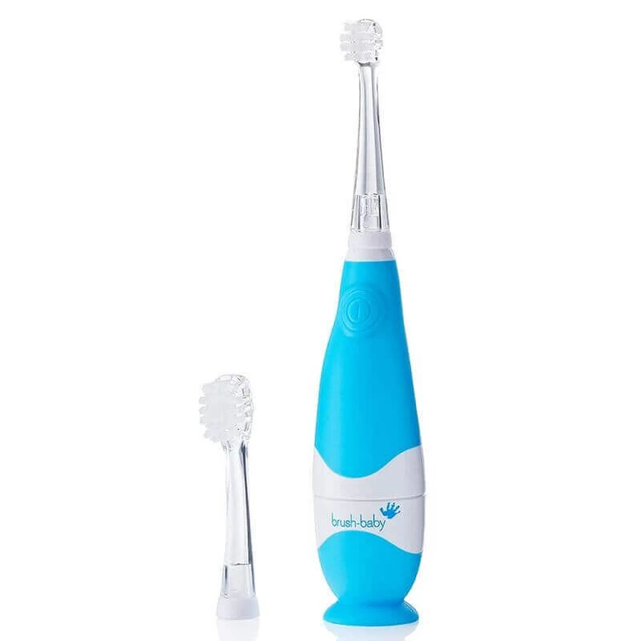 Детская звуковая зубная щетка Brush Baby для детей 0-3 лет, голубая: цены и характеристики