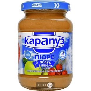 Пюре Карапуз Яблуко і вишня, 200 г