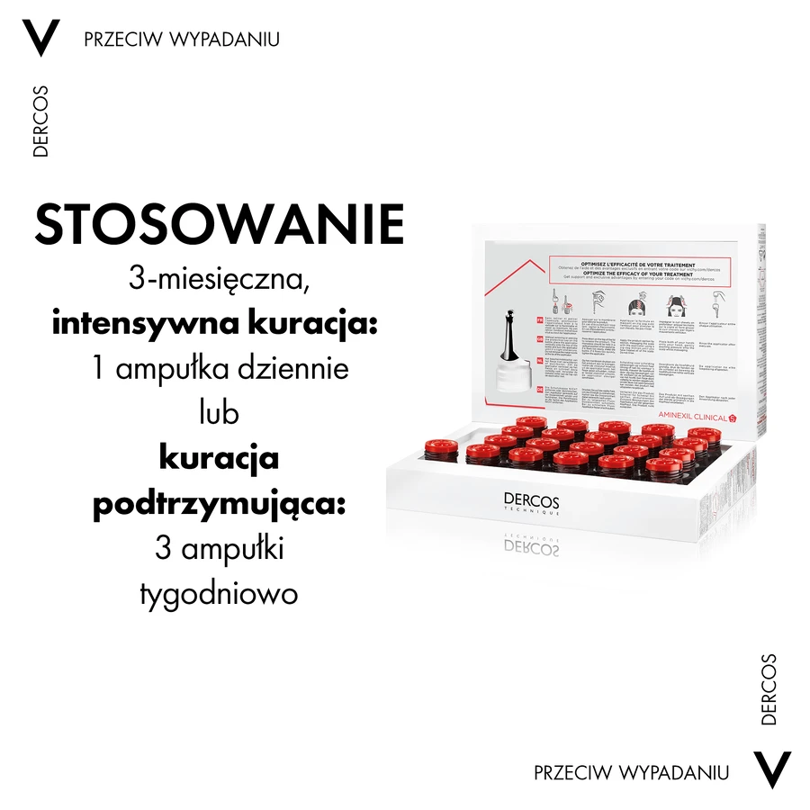 Ампули для волосся Vichy Aminexil Clinical 5 комплексної дії проти випадіння, 21 шт. х 6 мл: ціни та характеристики