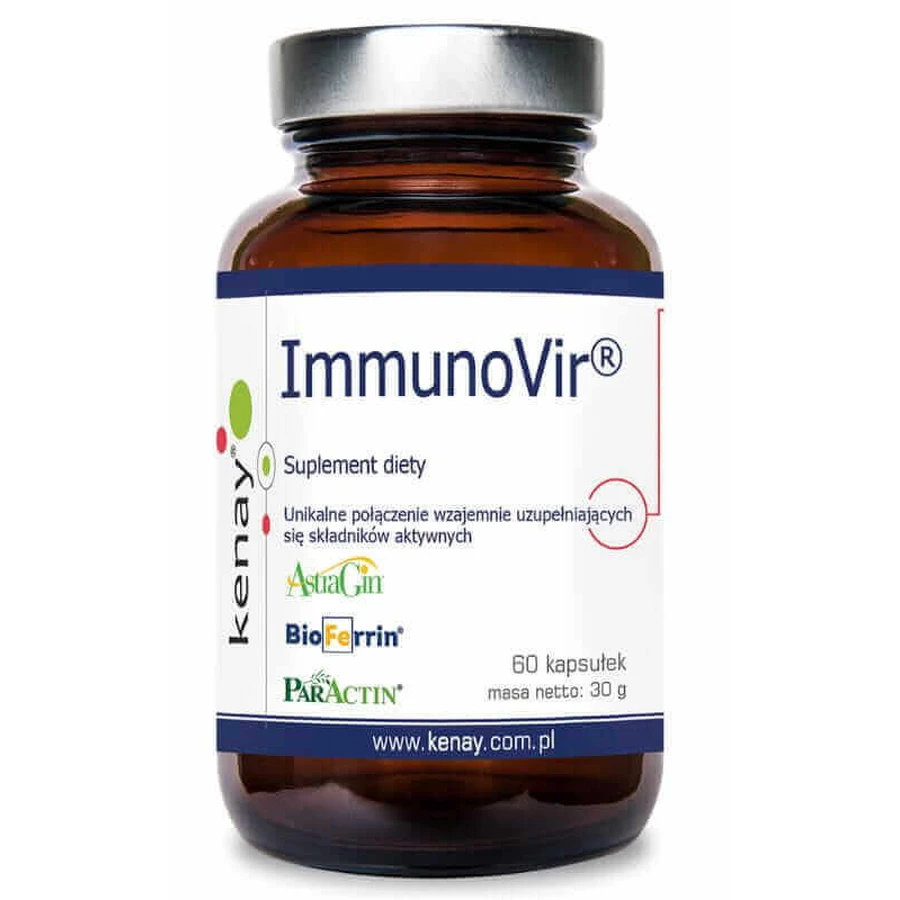 ImmunoVir (астрагал, андрографіс, кора солодки) 60 капсул Kenay: ціни та характеристики
