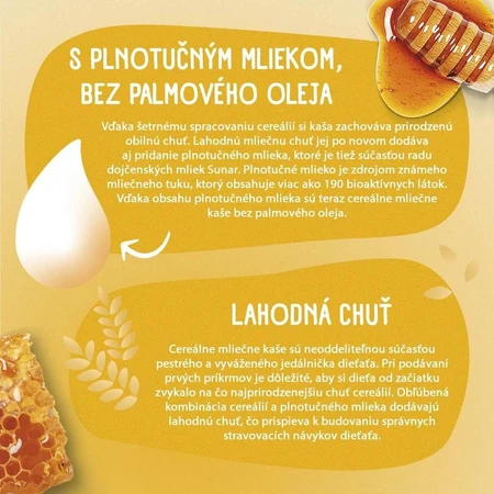 Сунар манная каша молочная для спокойной ночи мед 210 г: цены и характеристики