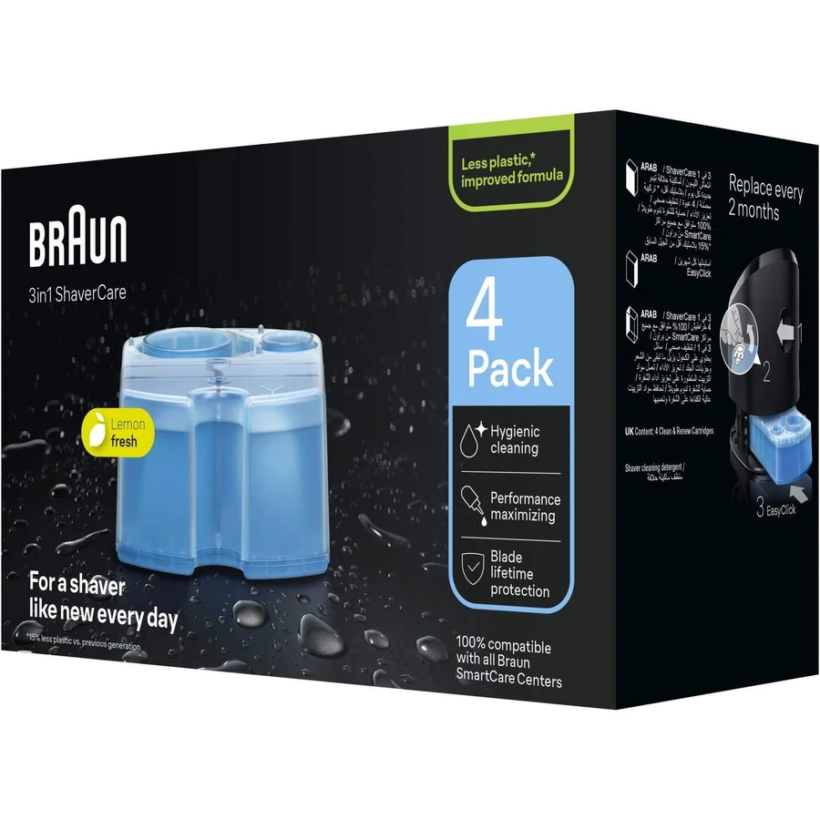 Картриджі Braun Clean&Renew 4 шт: ціни та характеристики