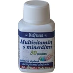 MedPharma МУЛЬТИВИТАМИН С МИНЕРАЛАМИ ЭКСТРА 42 ИНГРЕДИЕНТА 1×37 табл, пищевая добавка: цены и характеристики