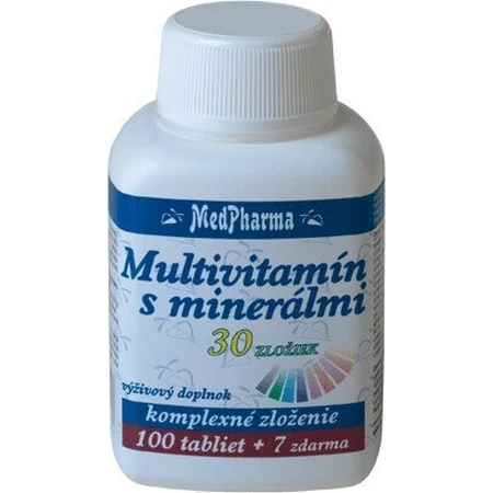 MedPharma МУЛЬТИВИТАМИН С МИНЕРАЛАМИ ЭКСТРА 42 ИНГРЕДИЕНТА 1×37 табл, пищевая добавка: цены и характеристики