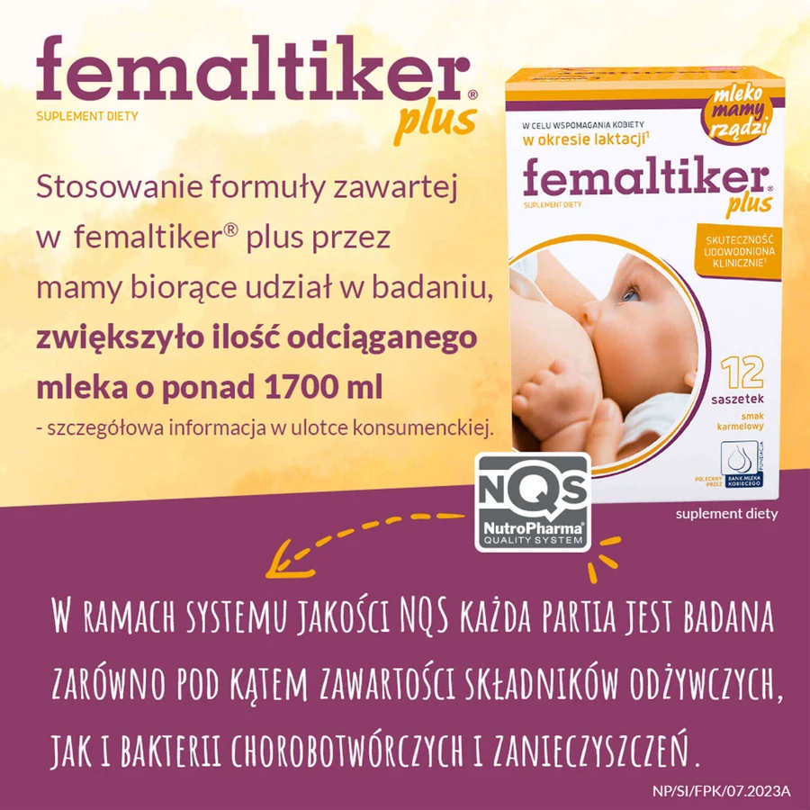 Фемальтікер Плюс NutroPharma Femaltiker Plus, зі смаком карамелі, 2 x 12 саше: ціни та характеристики