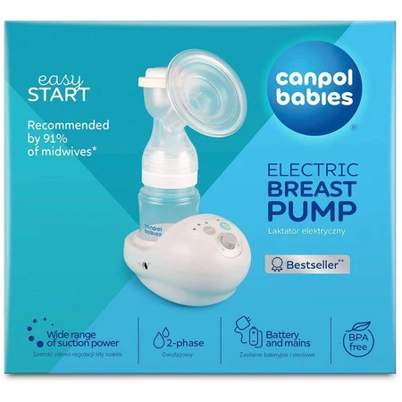 Электрический молокоотсос Canpol babies EasyStart: цены и характеристики