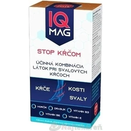 IQ MAG STOP KŔČOM 1×60 таблеток, дієтична добавка: ціни та характеристики