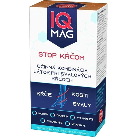 IQ MAG STOP KŔČOM 1×60 таблеток, дієтична добавка: ціни та характеристики