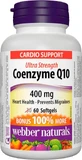 WEBBER NATURALS Коензим Q10 400 мг EXTRA FORTE 1×60 капсул, дієтична добавка