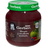 Фруктовое пюре Gerber Яблоко с лесными ягодами с 6 месяцев 130 г