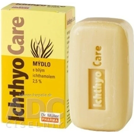 Мило Dr. Müller IchthyoCare 1×90 г, з білим іхтамолом 2,5: ціни та характеристики