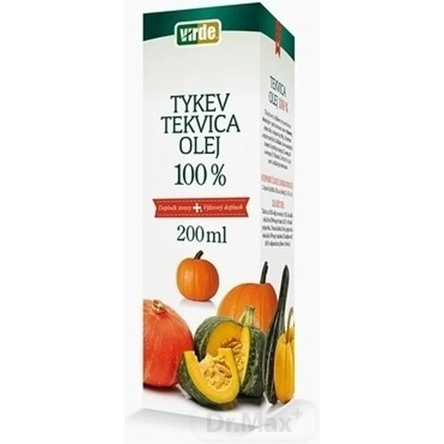 VIRDE Тыквенное 100% масло 1×200 мл, пищевая добавка: цены и характеристики
