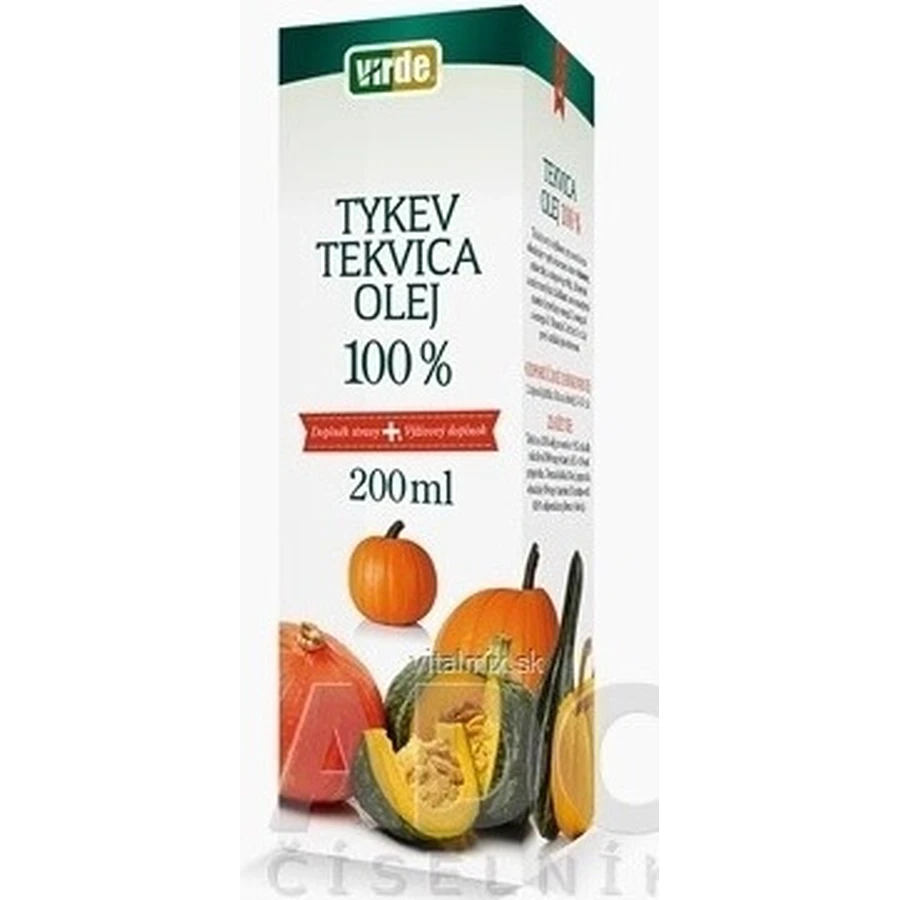 VIRDE Тыквенное 100% масло 1×200 мл, пищевая добавка: цены и характеристики