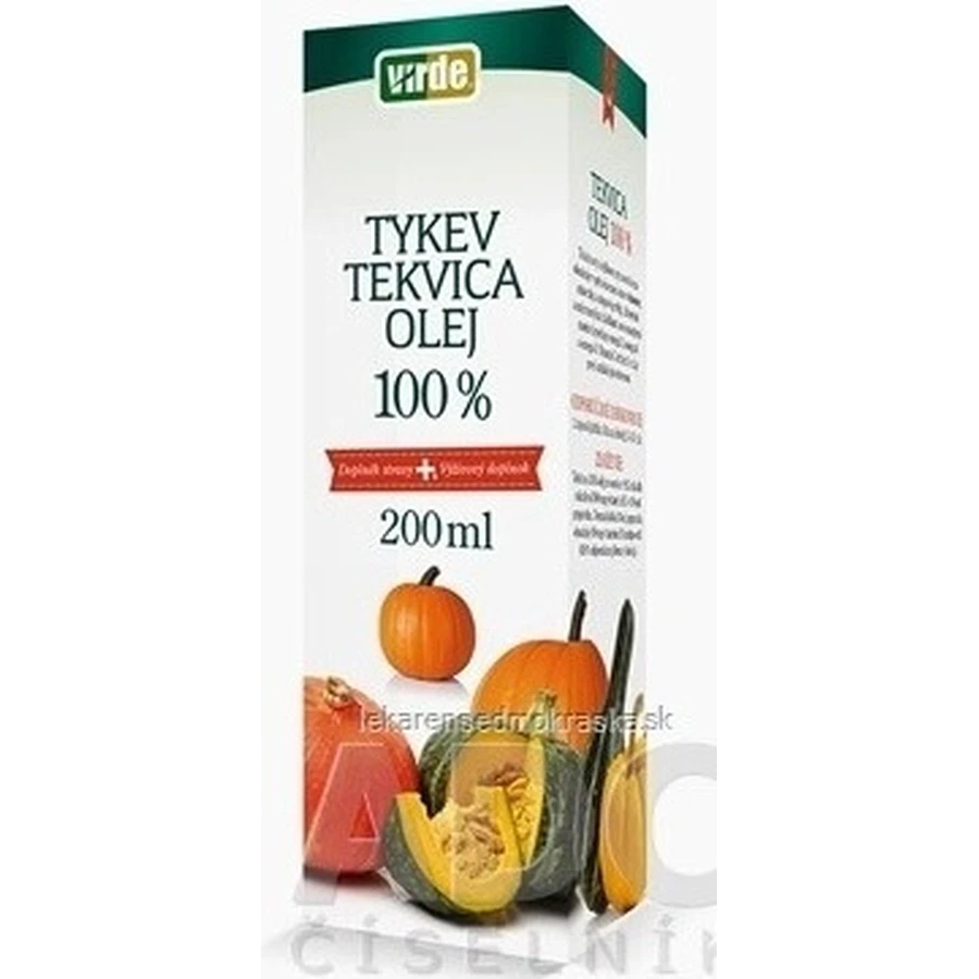 VIRDE Тыквенное 100% масло 1×200 мл, пищевая добавка: цены и характеристики