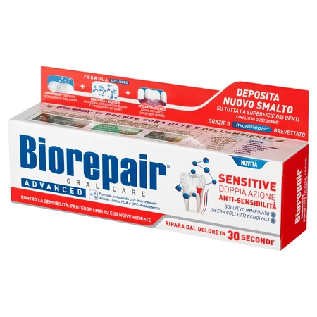 Biorepair Peribioma, зубна паста, захист ясен, без фтору, 75 мл: ціни та характеристики