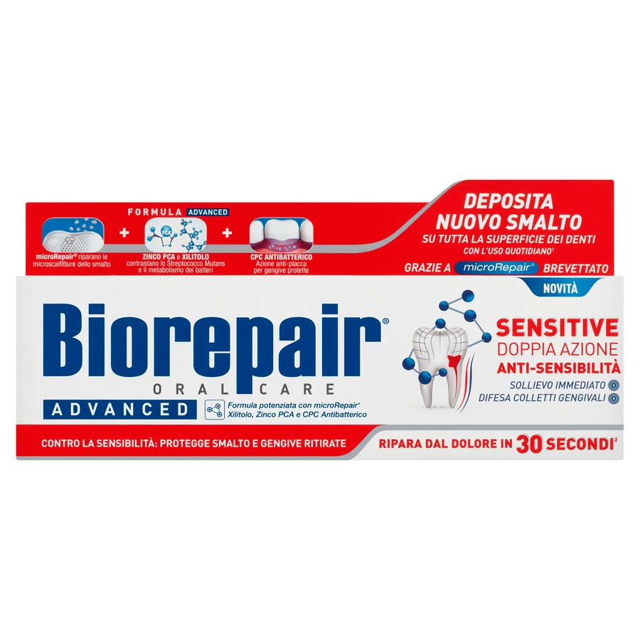 Biorepair Peribioma, зубна паста, захист ясен, без фтору, 75 мл: ціни та характеристики