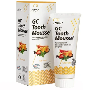 Зубна паста GC Tooth Mousse зі смаком tutti-frutti, без фтору, 35 мл