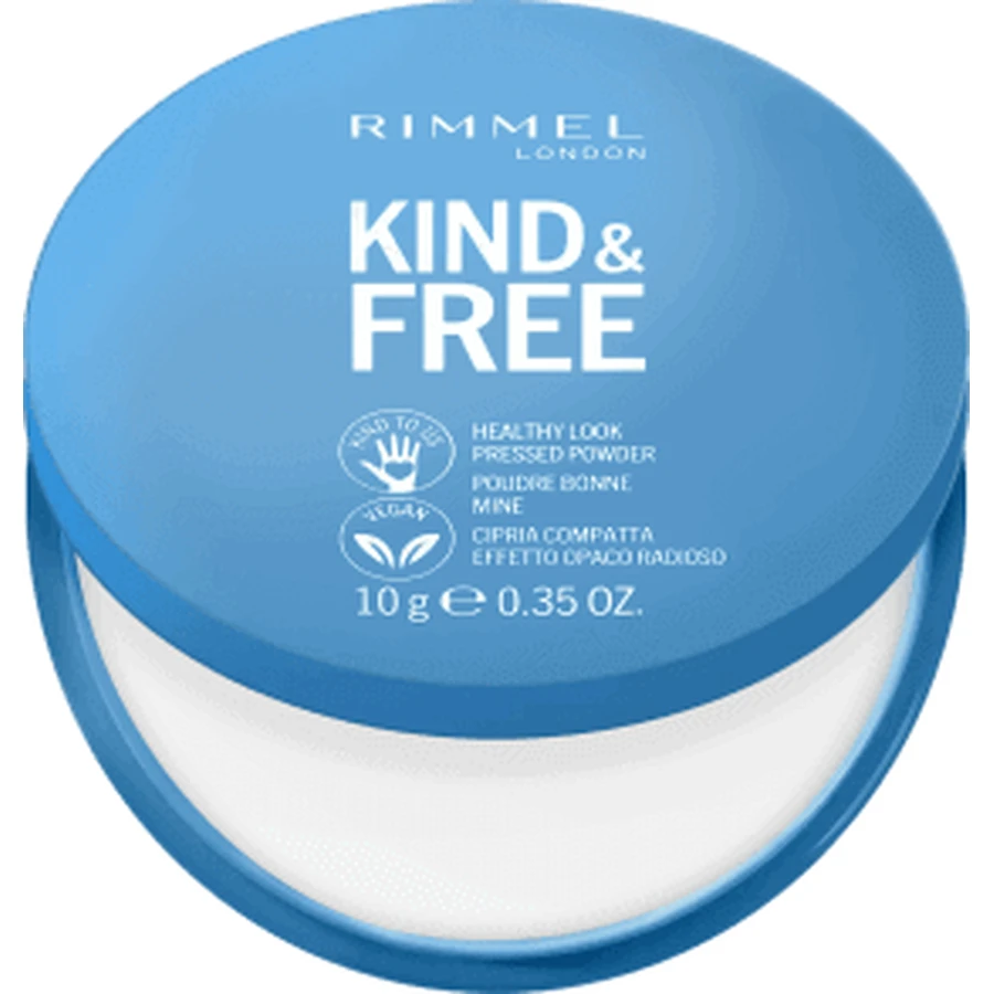 Rimmel London Pudr Kind&Free 01 Напівпрозорий, 10 г: ціни та характеристики