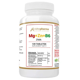 AltoPharma Магний + Цинк + Витамин B6, 120 таблеток