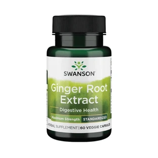 Екстракт кореня імбиру Swanson, імбир, 60 вегетаріанських капсул