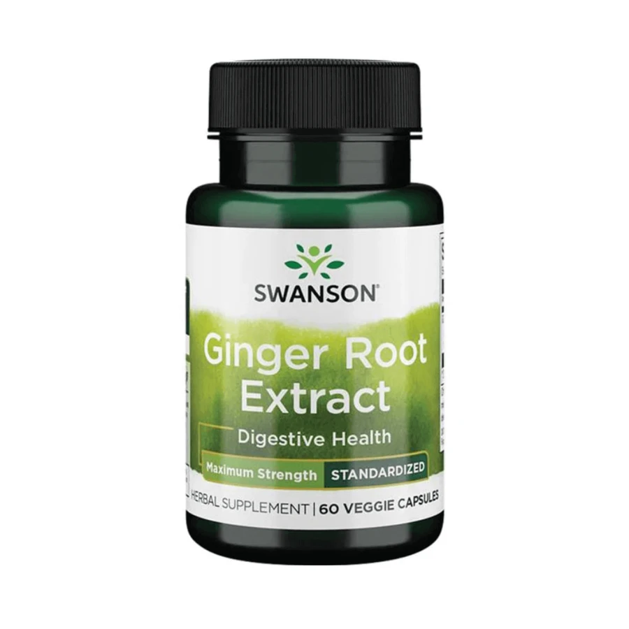 Екстракт кореня імбиру Swanson, імбир, 60 вегетаріанських капсул: ціни та характеристики