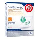 Pic Solution Soffix Med, післяопераційний антибактеріальний пластир, 8 см х 10 см, 5 штук