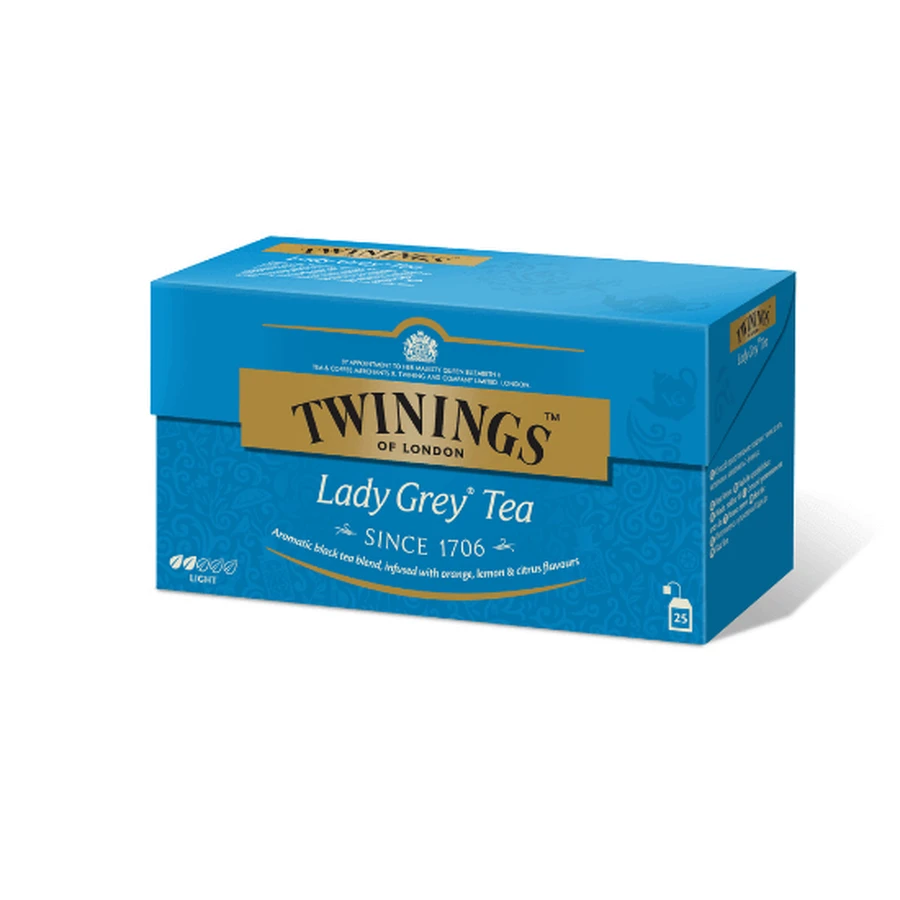 Черный чай Lady Grey, 25 пакетиков, Twinings: цены и характеристики