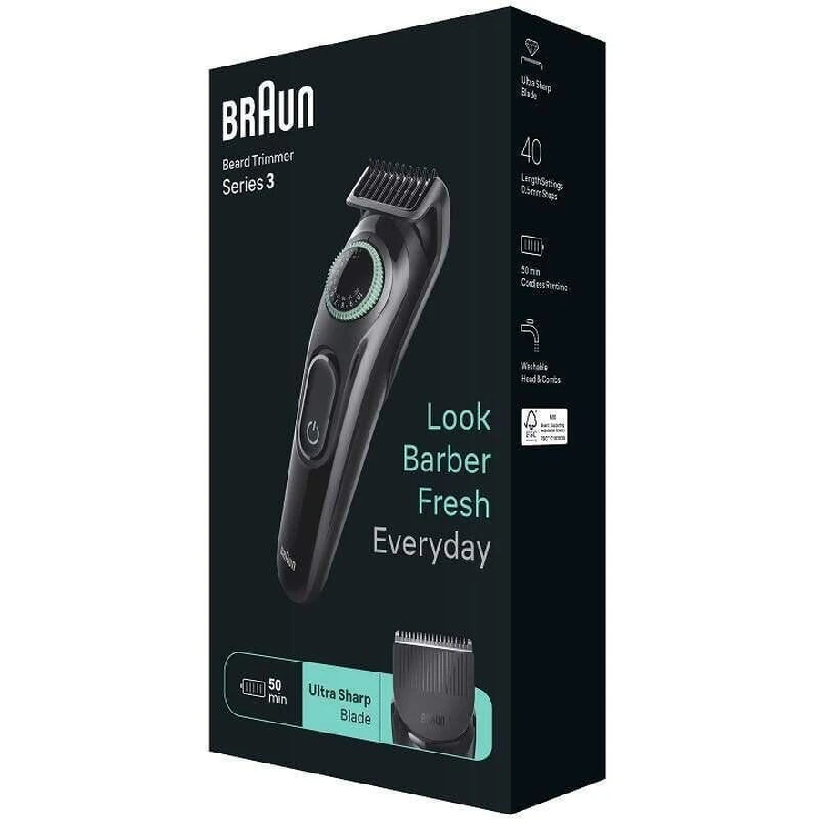 Триммер для бороды Braun Series 3 BT3411: цены и характеристики