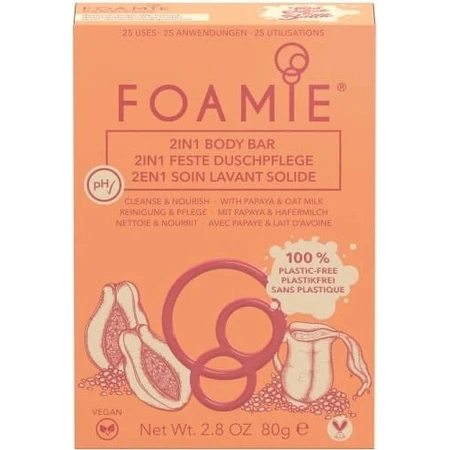Foamie Solid Shower Care Oat to Be Smooth 1×80 г, твердый гель для душа: цены и характеристики