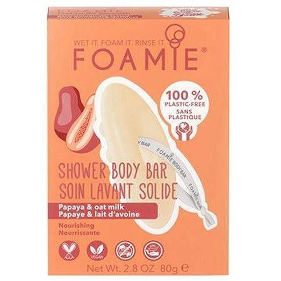 Foamie Solid Shower Care Oat to Be Smooth 1×80 г, твердый гель для душа: цены и характеристики