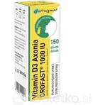 Вітамін D3 Axonia OROFAST 1000 МО 1×30 мл, дієтична добавка: ціни та характеристики