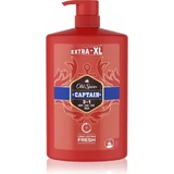 Old Spice SG 1l Captain 1×1000 мл, чоловічий шампунь та гель для душу