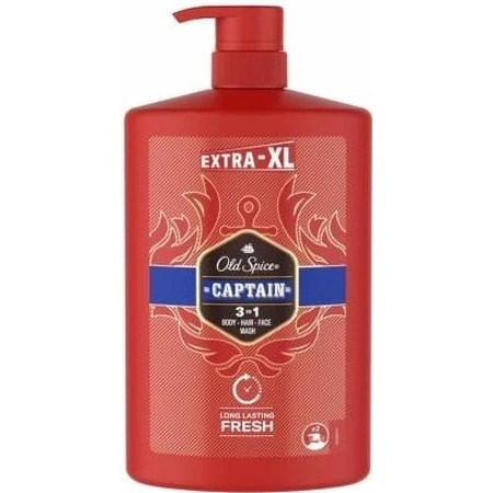 Old Spice SG 1л Капитан 1×1000 мл, мужская ампула и гель для душа: цены и характеристики