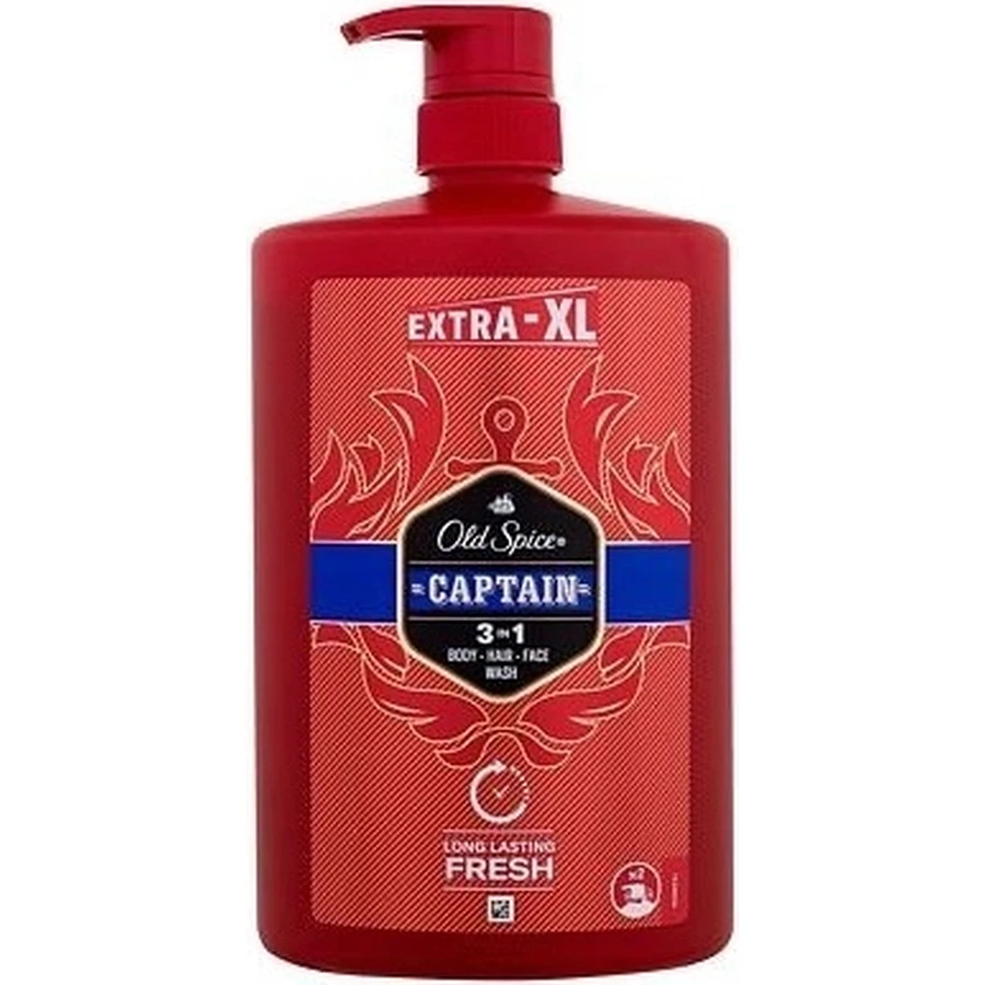 Old Spice SG 1л Капитан 1×1000 мл, мужская ампула и гель для душа: цены и характеристики
